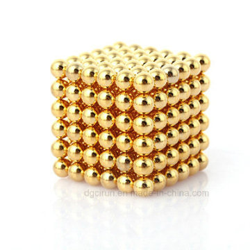 5mm N35 Gold Plating Permanent NdFeB Magic Magnetic Balls